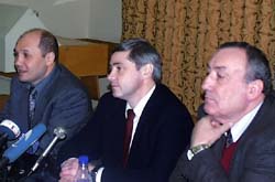 Э.Хусаинов, П.Рожков и Н.Пархоменко