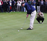 шарик вот-вот закатится в лунку