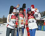 Мартина Глагов (Германия), Светлана Ишмуратова (Россия) и Ольга Пылева (Россия